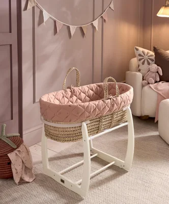 Welcome To The World Wildflower Moses Basket