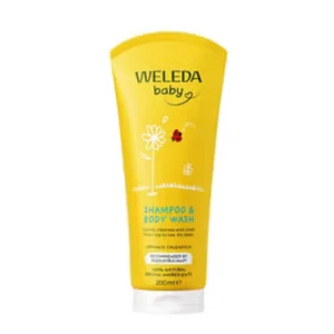 Weleda Calendula Shampoo & Body Wash 200ml