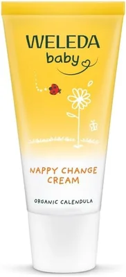 Weleda Nappy Cream with Calendula, Barrier Cream for Baby, Lanolin, Dermatologically Tested, Gentle Protection, 100% Certified Natural, 30 ml