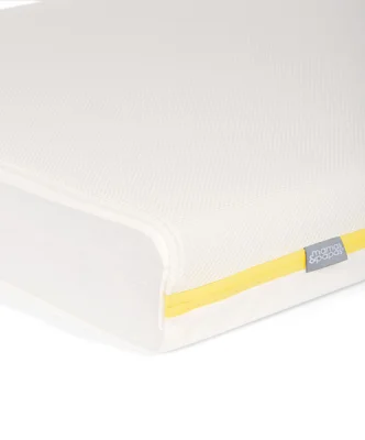 White Essential Fibre Petite Cot Mattress, Baby, Polyester, 90 x 54 x 7cm