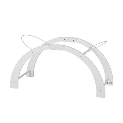 White Shnuggle Adjustable Curved Baby Moses Basket Rocking Stand - White / 1 Count (Pack of 1)