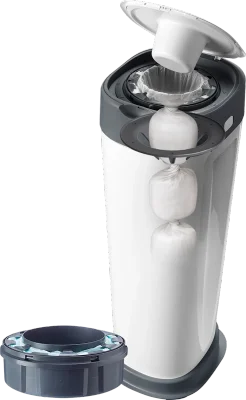 Twist & Click Sangenic XL Nappy Disposal Bin, white, 1 pc