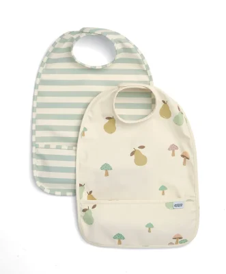 Woodland Fruits Scoop Bibs (Pack of 2)