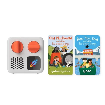 Yoto Mini Player Bundle - Pre-School Songs| 2024 Edition - No Headphones - Multicoloured