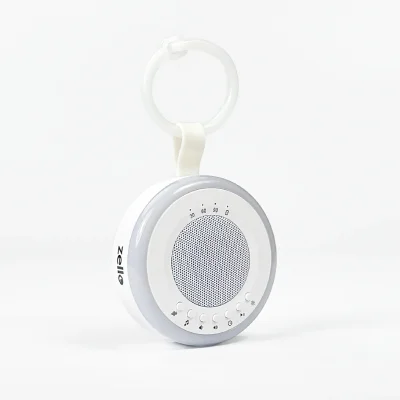 Zello Portable White Noise Machine & Night Light - White