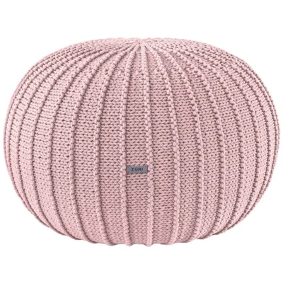 Zuri House Large Knitted Pouffe