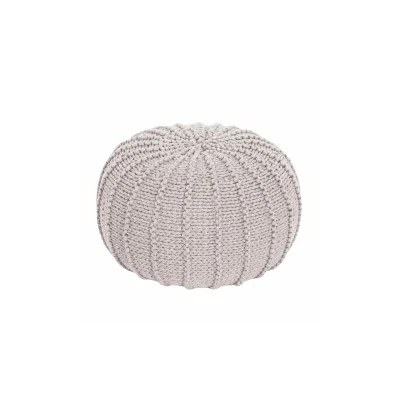 Zuri House Small Knitted Pouffe
